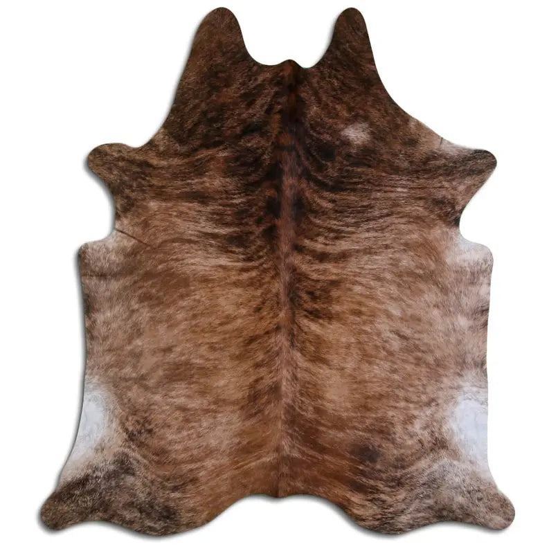 NATURAL HAIR ON COWHIDE BEIGE BRINDLE MODA-DBK