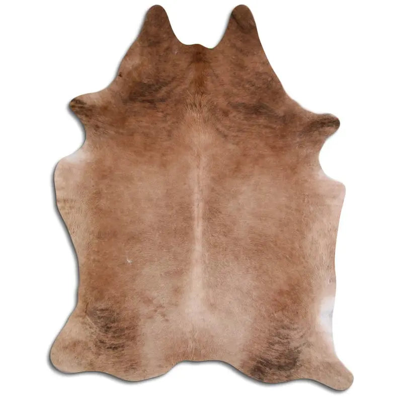 NATURAL HAIR ON COWHIDE BEIGE BRINDLE MODA-DBK