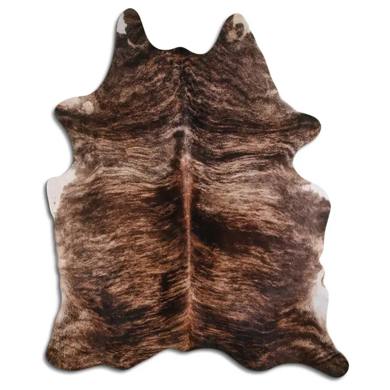 NATURAL HAIR ON COWHIDE BEIGE BRINDLE MODA-DBK