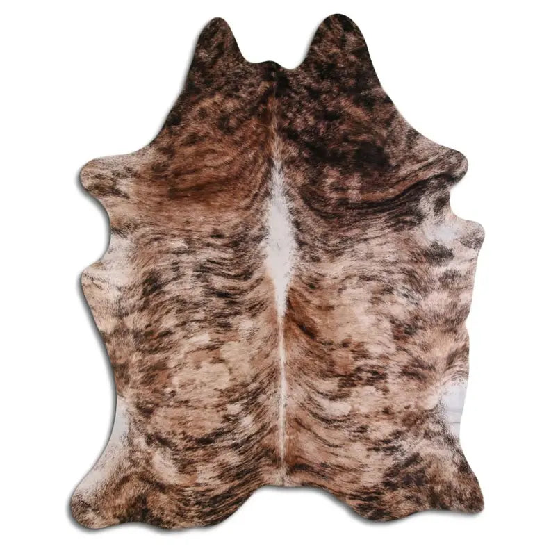 NATURAL HAIR ON COWHIDE BEIGE BRINDLE MODA-DBK
