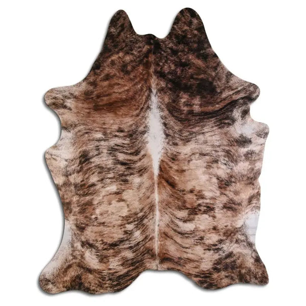 NATURAL HAIR ON COWHIDE BEIGE BRINDLE MODA-DBK