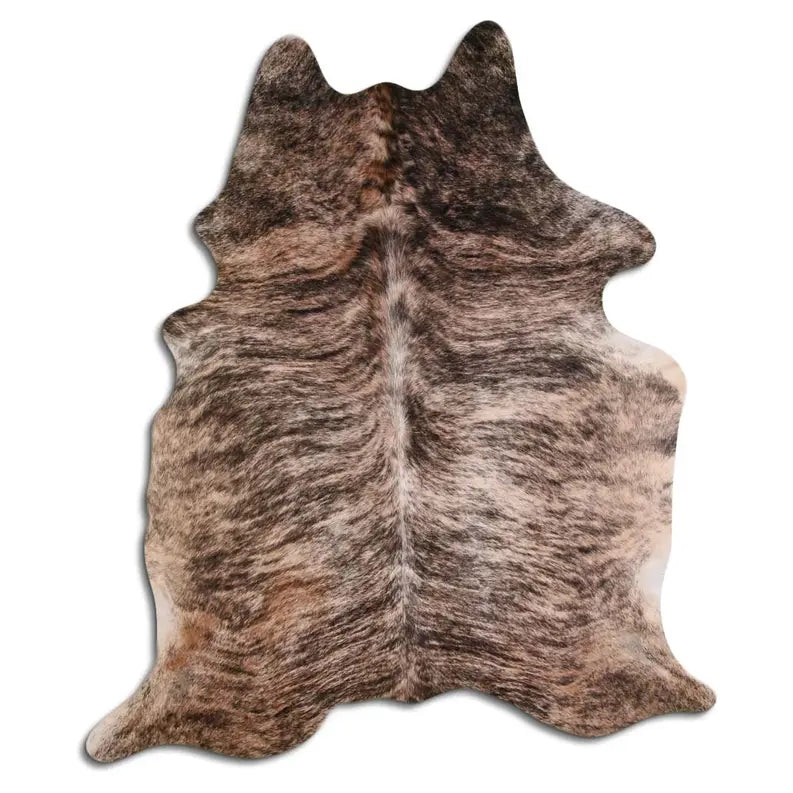 NATURAL HAIR ON COWHIDE BEIGE BRINDLE MODA-DBK