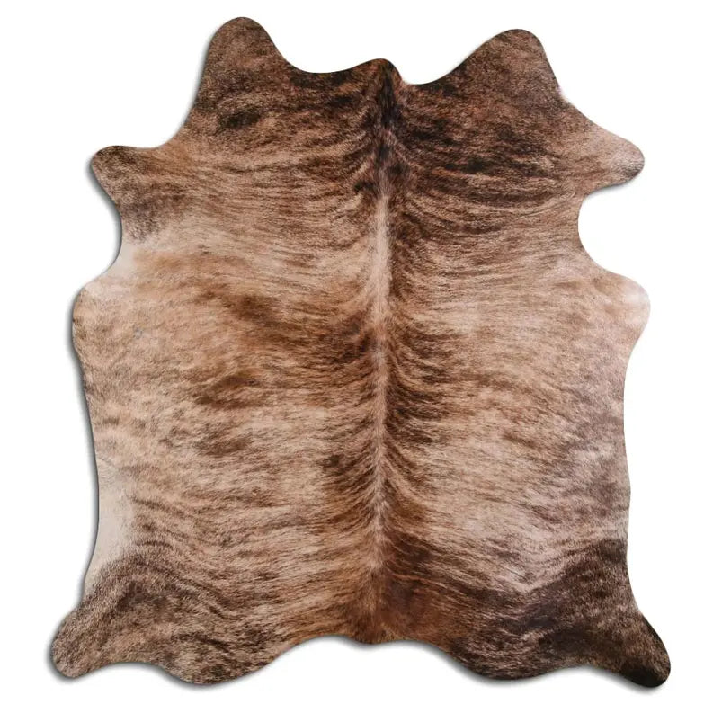NATURAL HAIR ON COWHIDE BEIGE BRINDLE MODA-DBK