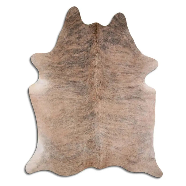 NATURAL HAIR ON COWHIDE BEIGE BRINDLE MODA-DBK