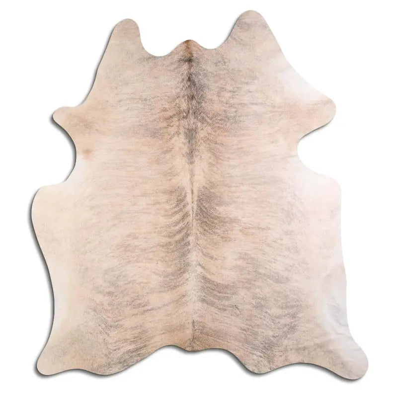 NATURAL HAIR ON COWHIDE BEIGE BRINDLE MODA-DBK