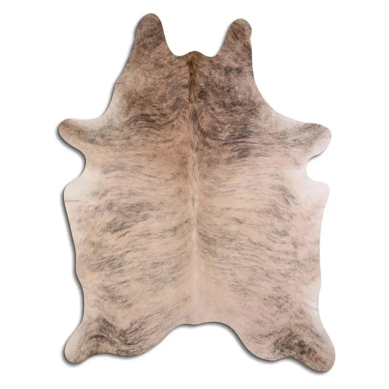 NATURAL HAIR ON COWHIDE BEIGE BRINDLE MODA-DBK