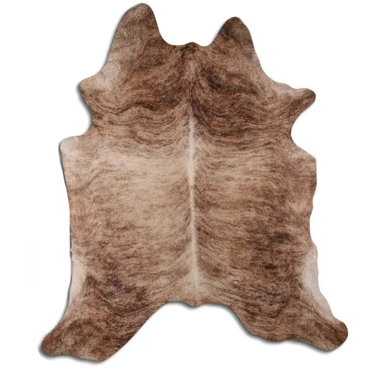 NATURAL HAIR ON COWHIDE BEIGE BRINDLE MODA-DBK