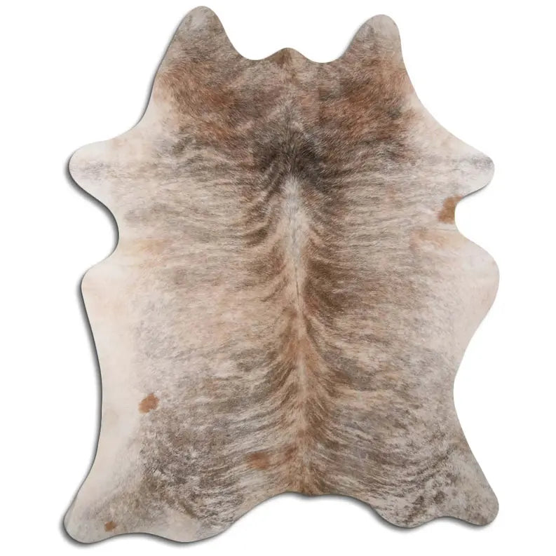 NATURAL HAIR ON COWHIDE BEIGE BRINDLE MODA-DBK