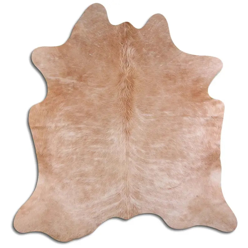 NATURAL HAIR ON COWHIDE BEIGE BRINDLE MODA-DBK