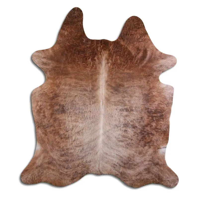 NATURAL HAIR ON COWHIDE BEIGE BRINDLE MODA-DBK