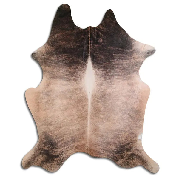 NATURAL HAIR ON COWHIDE BEIGE BRINDLE MODA-DBK