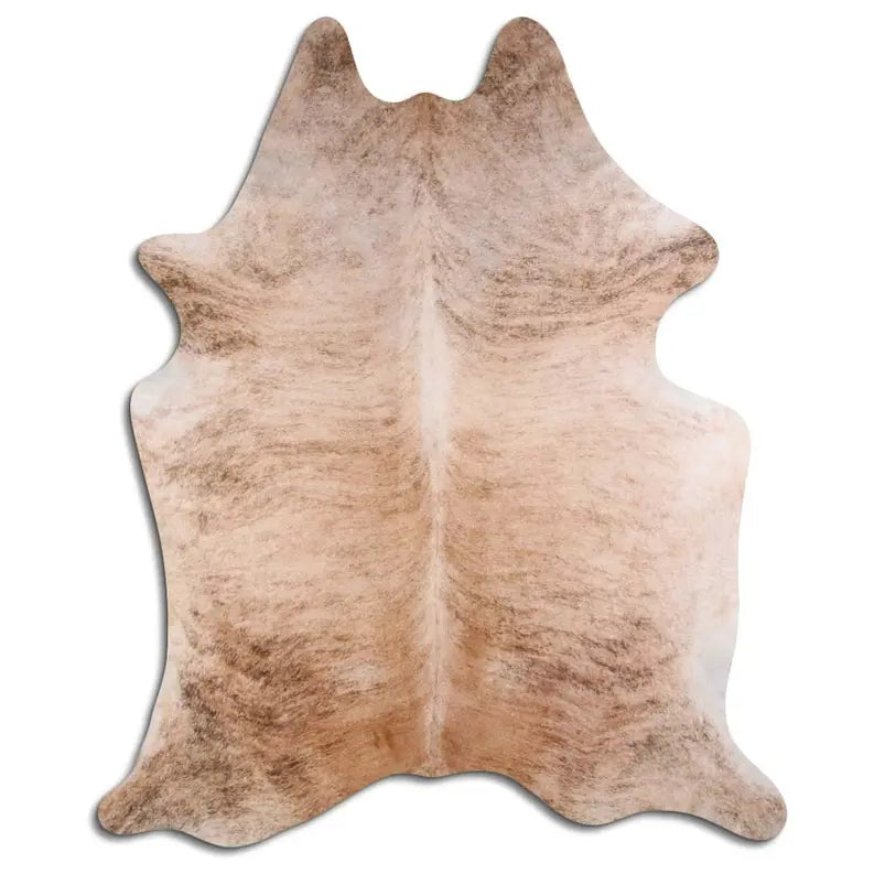 NATURAL HAIR ON COWHIDE BEIGE BRINDLE MODA-DBK