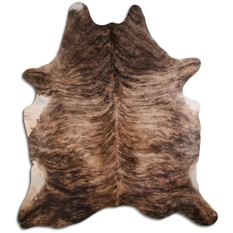 NATURAL HAIR ON COWHIDE BEIGE BRINDLE MODA-DBK