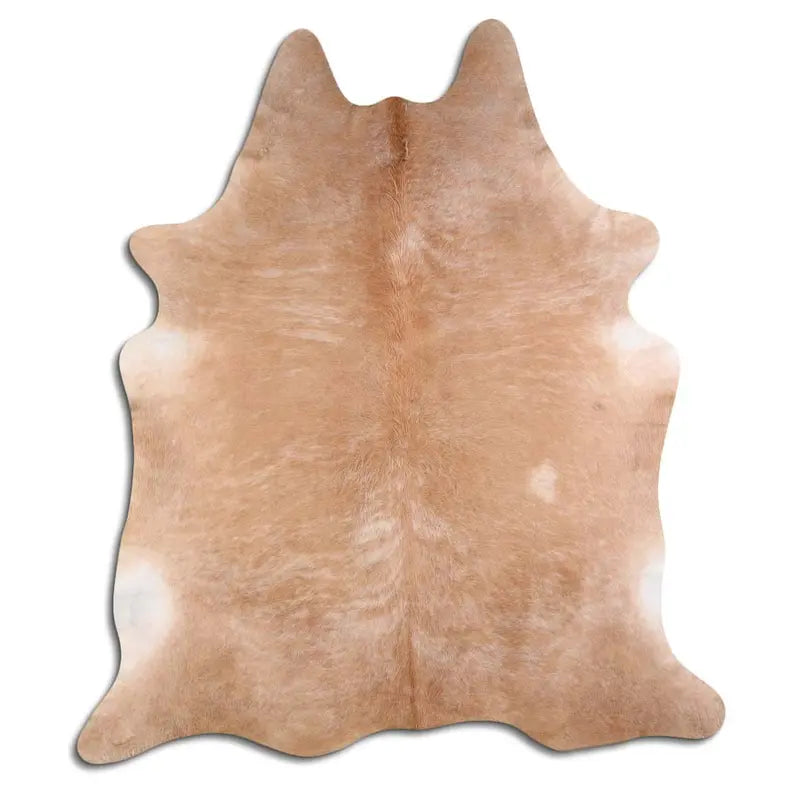 NATURAL HAIR ON COWHIDE BEIGE BRINDLE MODA-DBK