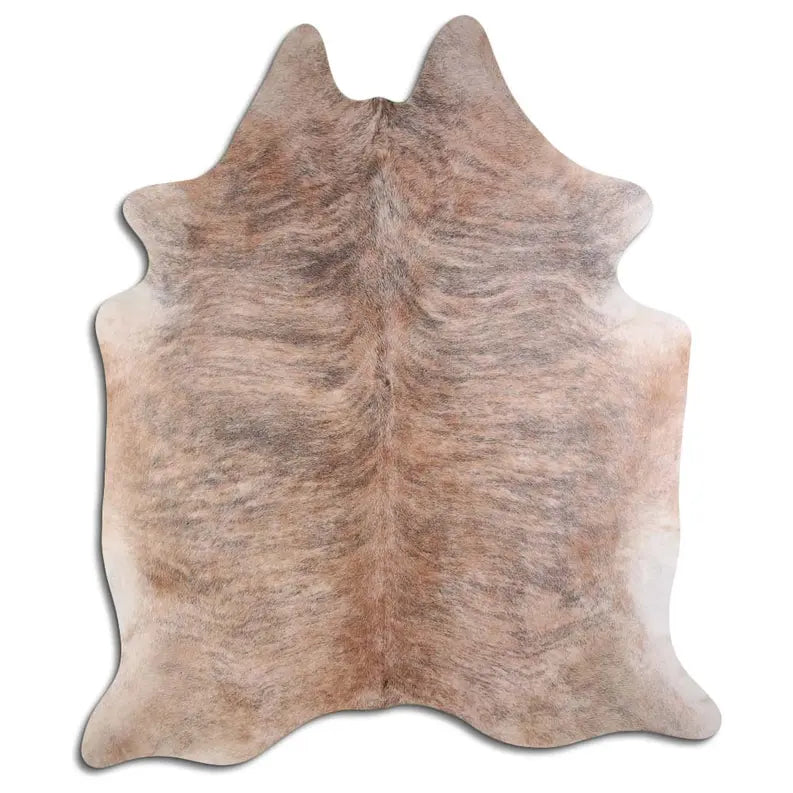 NATURAL HAIR ON COWHIDE BEIGE BRINDLE MODA-DBK