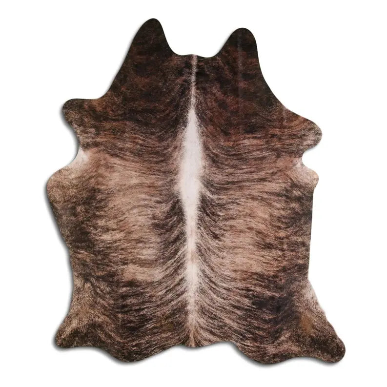 NATURAL HAIR ON COWHIDE BEIGE BRINDLE MODA-DBK