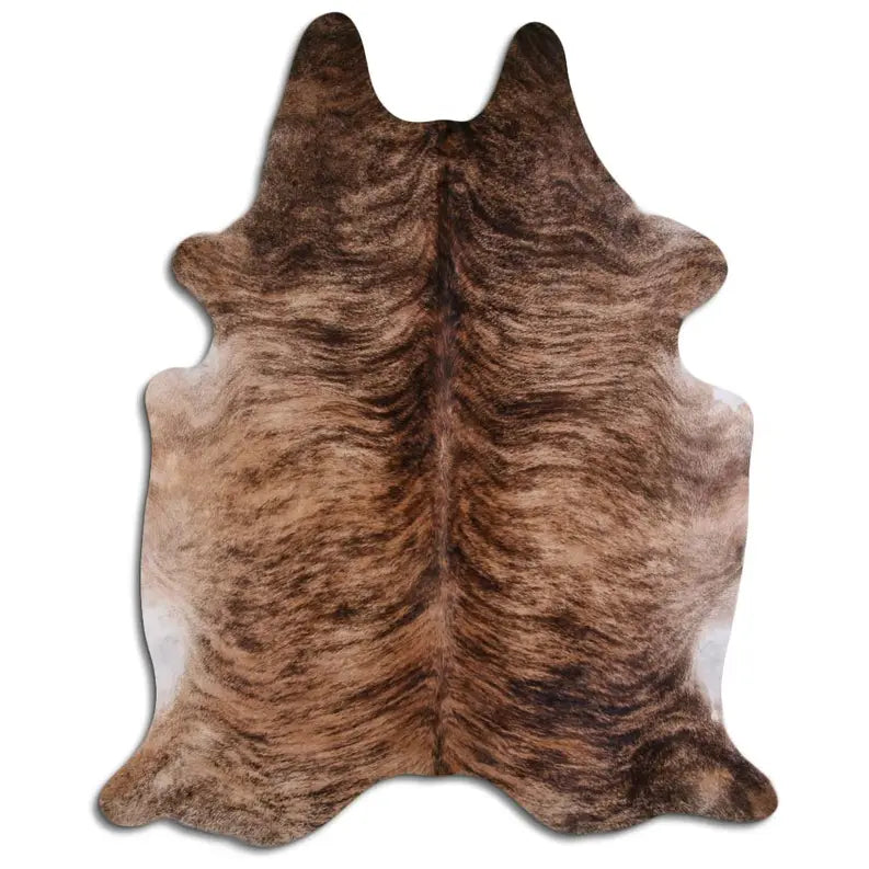 NATURAL HAIR ON COWHIDE BEIGE BRINDLE MODA-DBK
