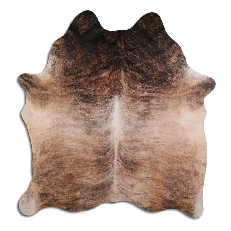 NATURAL HAIR ON COWHIDE BEIGE BRINDLE MODA-DBK