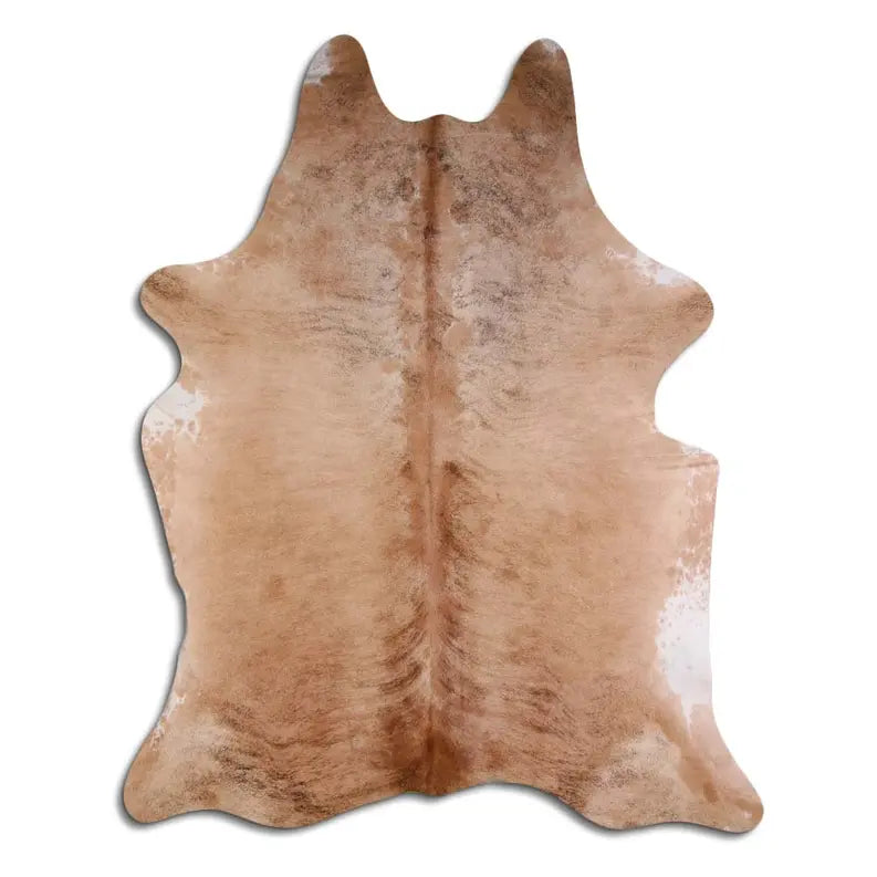 NATURAL HAIR ON COWHIDE BEIGE BRINDLE MODA-DBK
