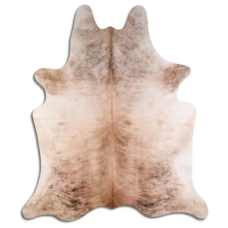 NATURAL HAIR ON COWHIDE BEIGE BRINDLE MODA-DBK