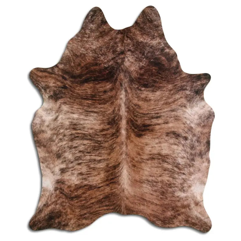 NATURAL HAIR ON COWHIDE BEIGE BRINDLE MODA-DBK