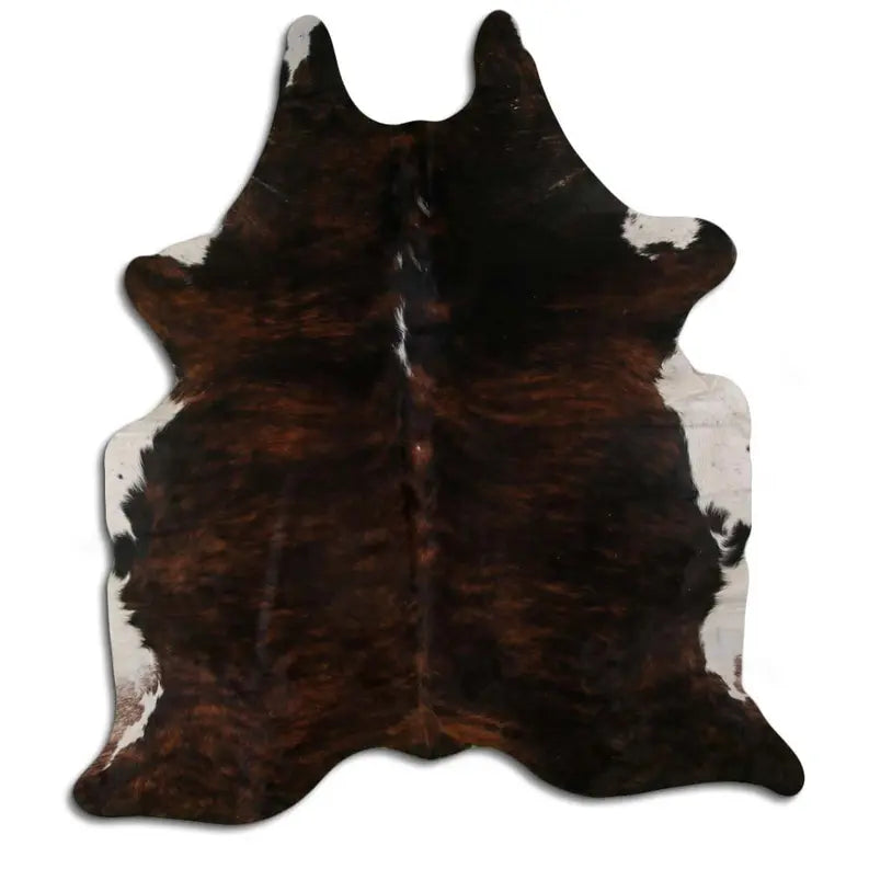NATURAL HAIR ON COWHIDE EXOTIC WHITE BELLY BACKBONE MODA-DBK