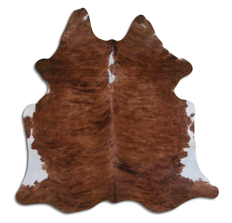 NATURAL HAIR ON COWHIDE EXOTIC WHITE BELLY BACKBONE MODA-DBK