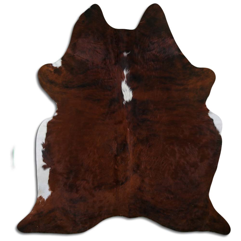 NATURAL HAIR ON COWHIDE EXOTIC WHITE BELLY BACKBONE MODA-DBK