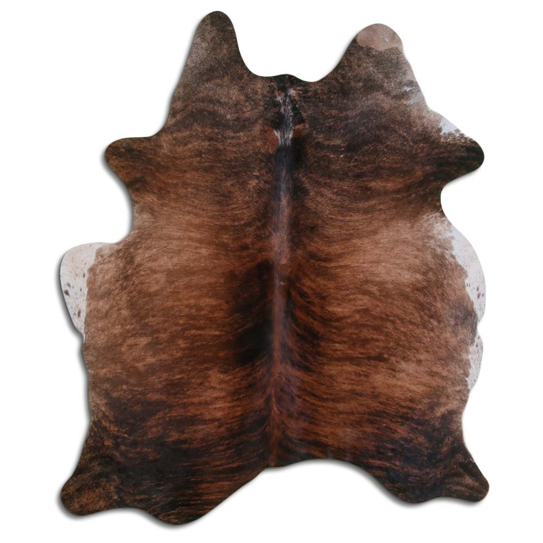 NATURAL HAIR ON COWHIDE EXOTIC WHITE BELLY BACKBONE MODA-DBK