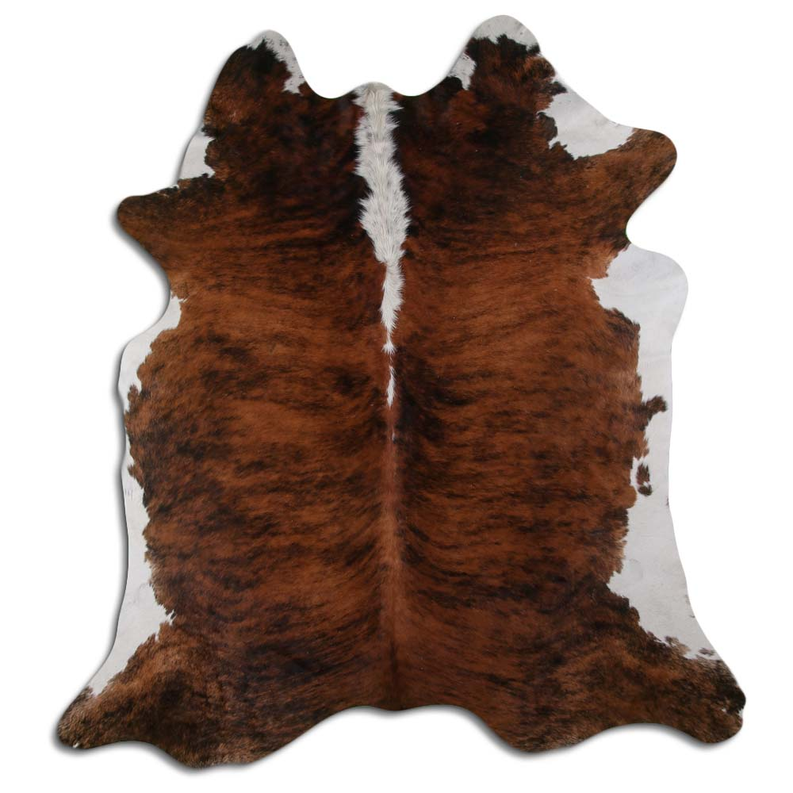NATURAL HAIR ON COWHIDE EXOTIC WHITE BELLY BACKBONE MODA-DBK