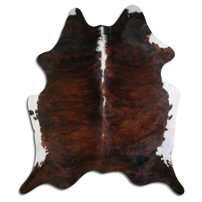 NATURAL HAIR ON COWHIDE EXOTIC WHITE BELLY BACKBONE MODA-DBK