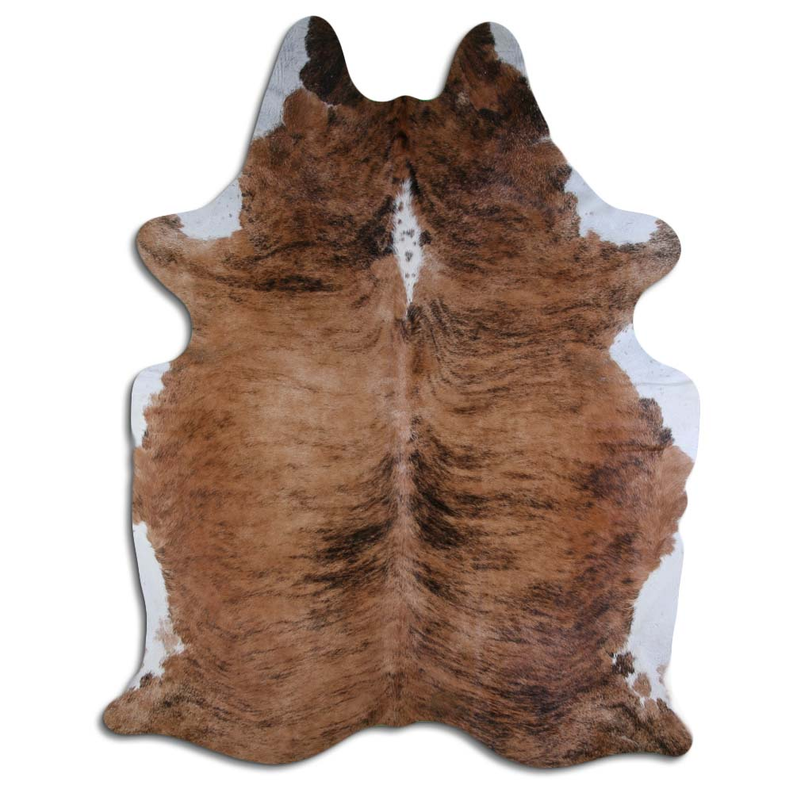 NATURAL HAIR ON COWHIDE EXOTIC WHITE BELLY BACKBONE MODA-DBK