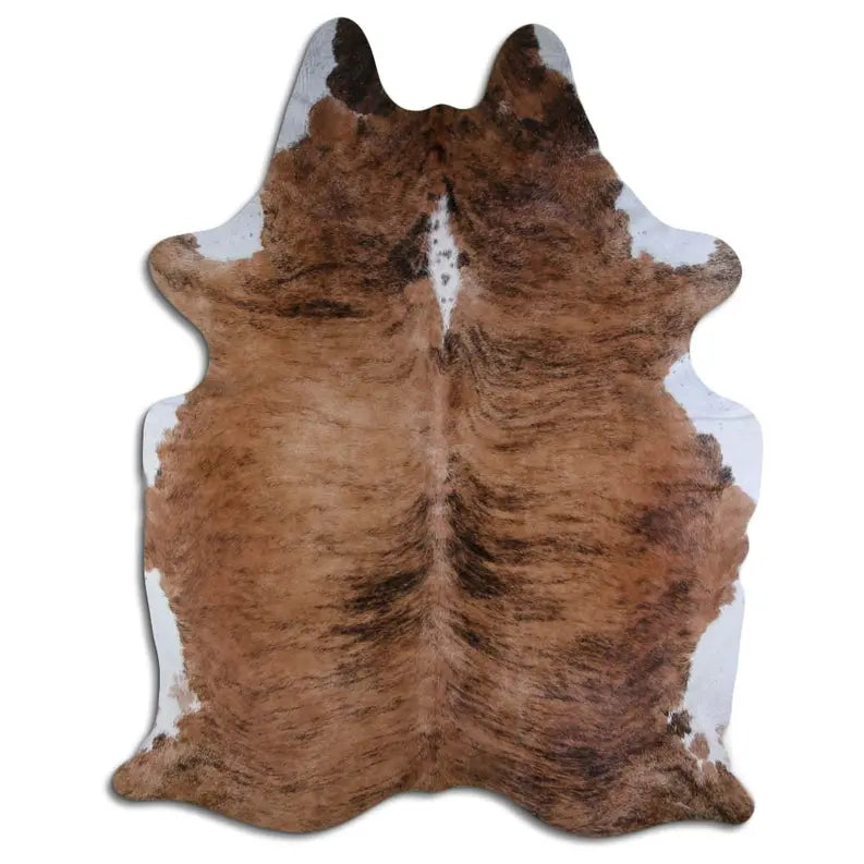 NATURAL HAIR ON COWHIDE EXOTIC WHITE BELLY BACKBONE MODA-DBK