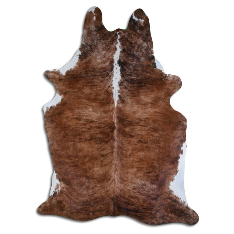 NATURAL HAIR ON COWHIDE EXOTIC WHITE BELLY BACKBONE MODA-DBK