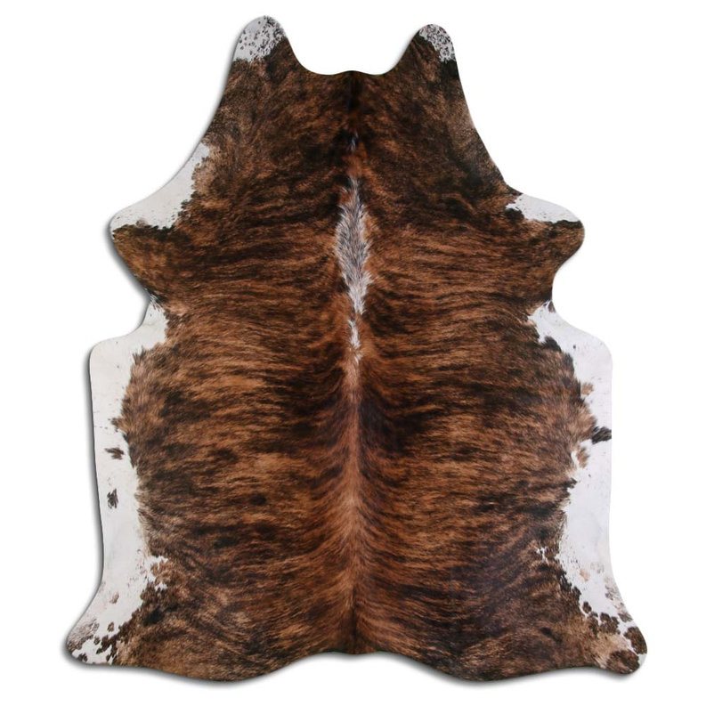 NATURAL HAIR ON COWHIDE EXOTIC WHITE BELLY BACKBONE MODA-DBK
