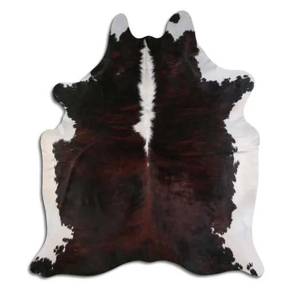 NATURAL HAIR ON COWHIDE EXOTIC WHITE BELLY BACKBONE MODA-DBK