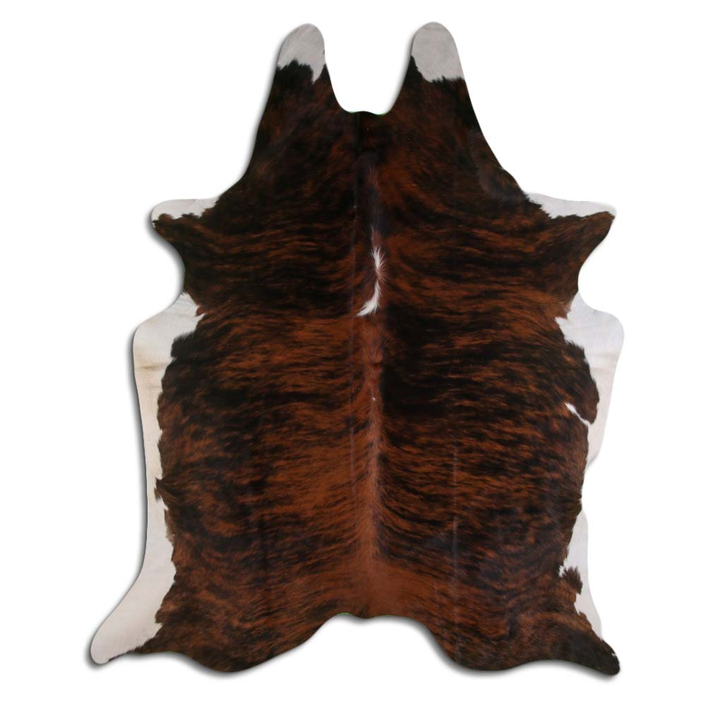 NATURAL HAIR ON COWHIDE EXOTIC WHITE BELLY BACKBONE MODA-DBK
