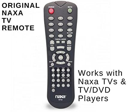 NAXA Original Replacement Remote Control for Naxa NT and NTD Model 12 Volt TVs and TV/DVD Combo Players Naxa Electronics