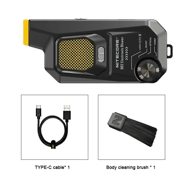 NITECORE BB2 Electronic BlowerBaby Photography Blower Multi Function Purpose Lightweight Air Blower for DSLR Camera Lens GreatEagleInc