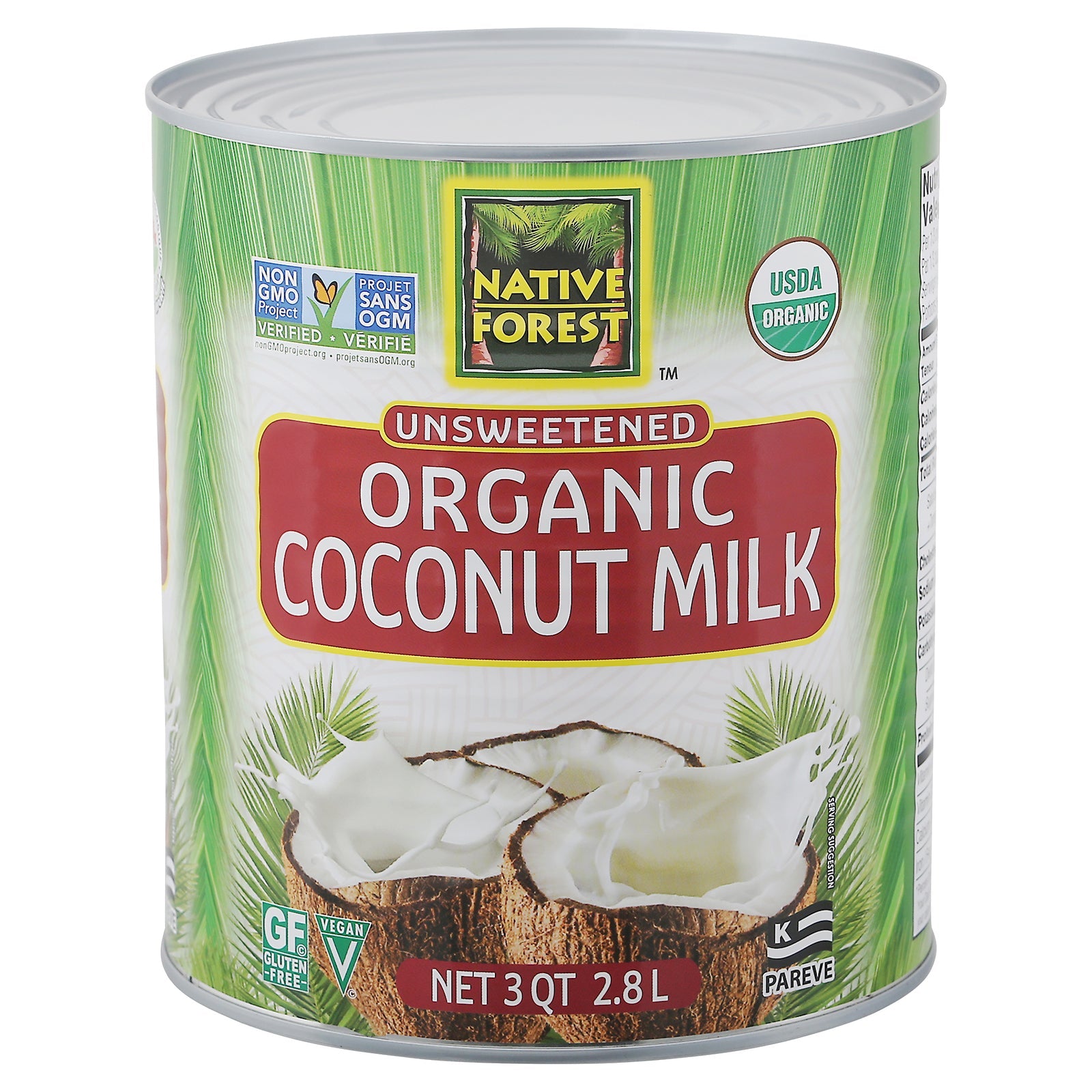 Native Forest Fair Trade Og Milk - Coconut - Case Of 6 - 96 Fl Oz. Native Forest