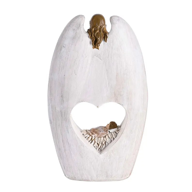 Nativity Holy Family Angel Heart 8.5H Dicksons Inc
