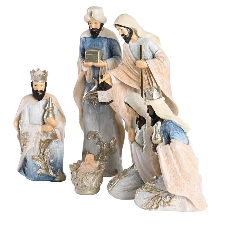 Nativity Holy Family Wisemen Gifts 9.75H Dicksons Inc