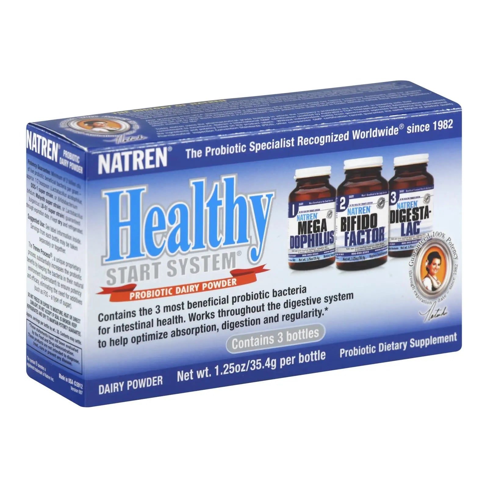 Natren Healthy Start System With Dairy - 1 Pack Natren
