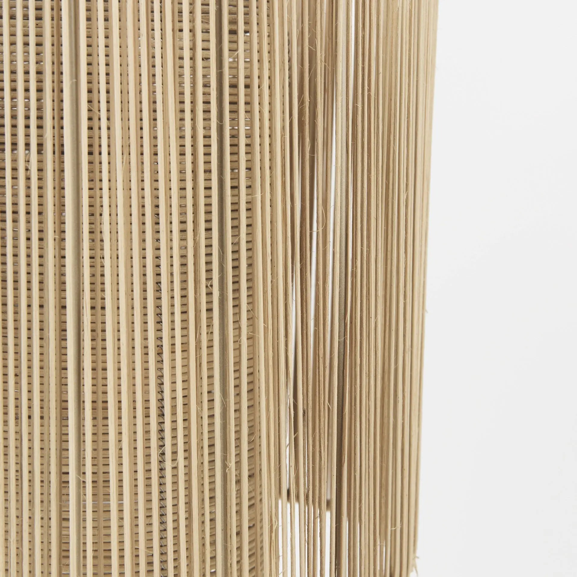 Natural Cane Cylindrical Hanging Pendant Light Homeroots Lighting