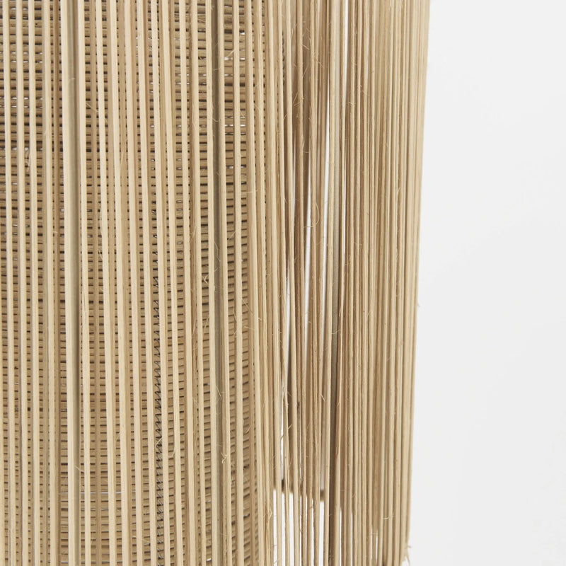 Natural Cane Cylindrical Hanging Pendant Light Homeroots Lighting
