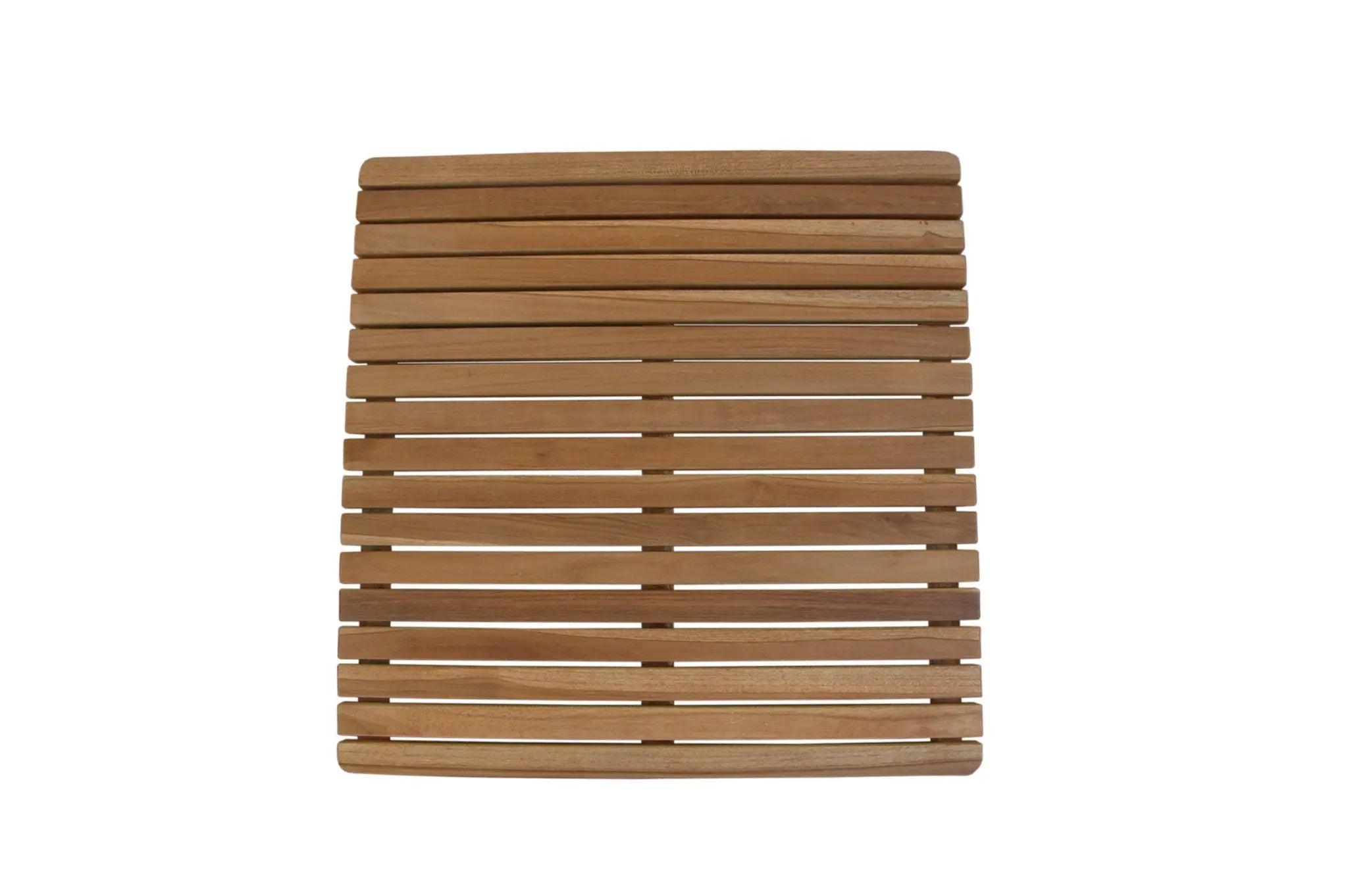 Natural Teak 24" Square Shower Mat Homeroots Bed & Bath