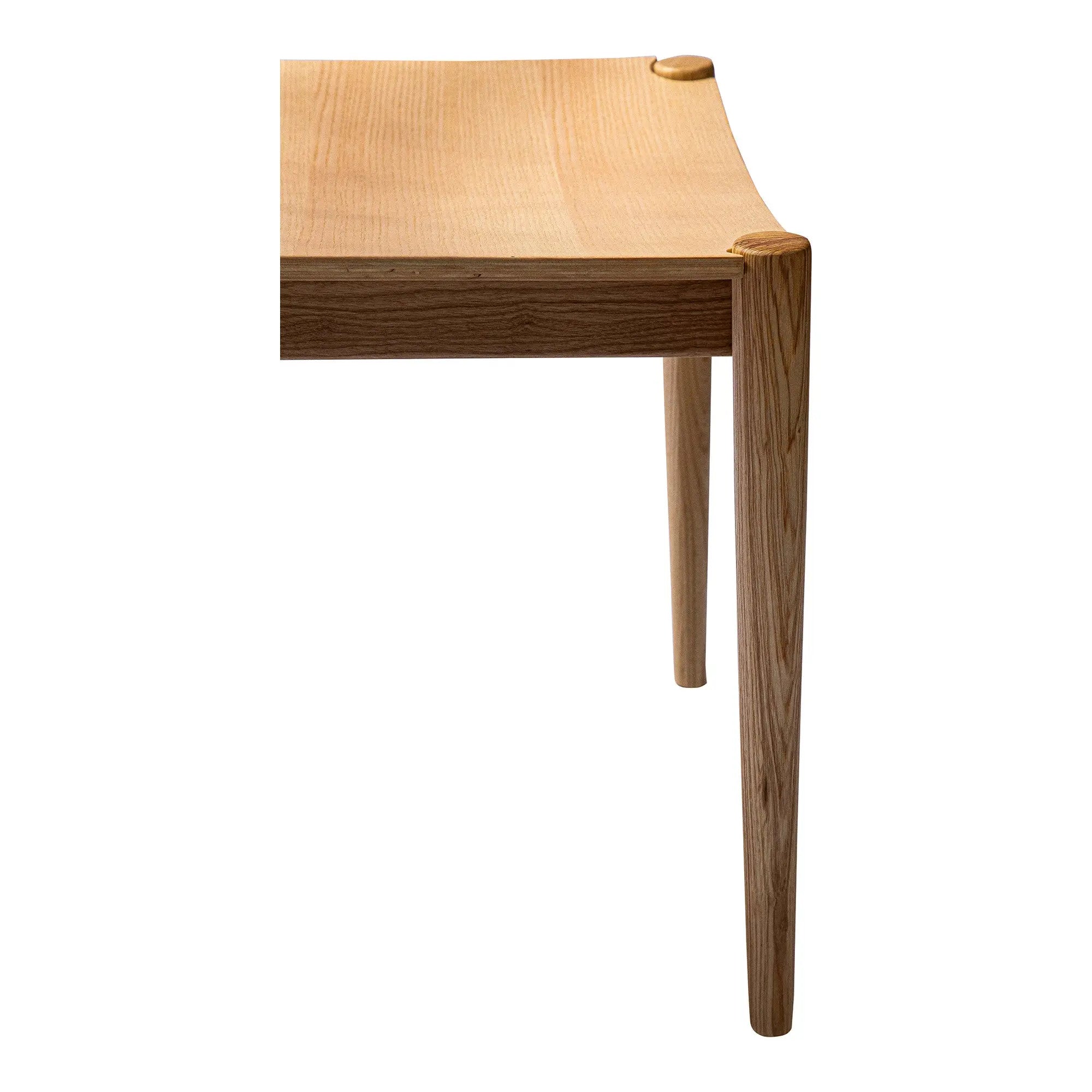 Natural Wood Slat Back Dining Side Chair Homeroots Kitchen & Dining