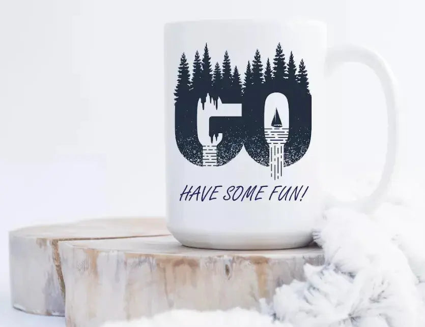 Nature Themed Ceramic Coffee Mug | By Trebreh Designs Trebreh Designs