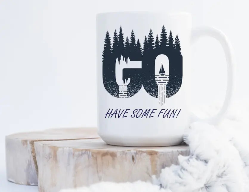 Nature Themed Ceramic Coffee Mug | By Trebreh Designs Trebreh Designs