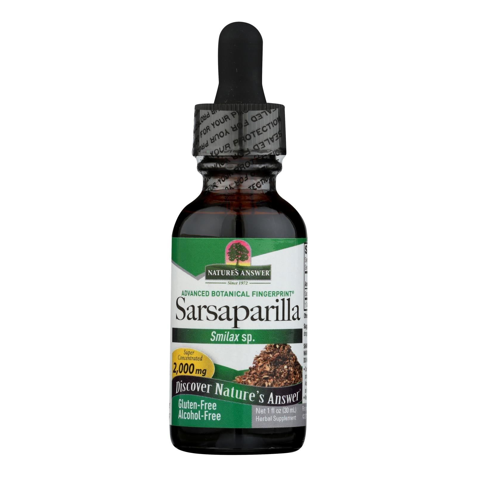 Nature's Answer - Alcohol Free Sarsaparilla - 1 Oz Nature's Answer